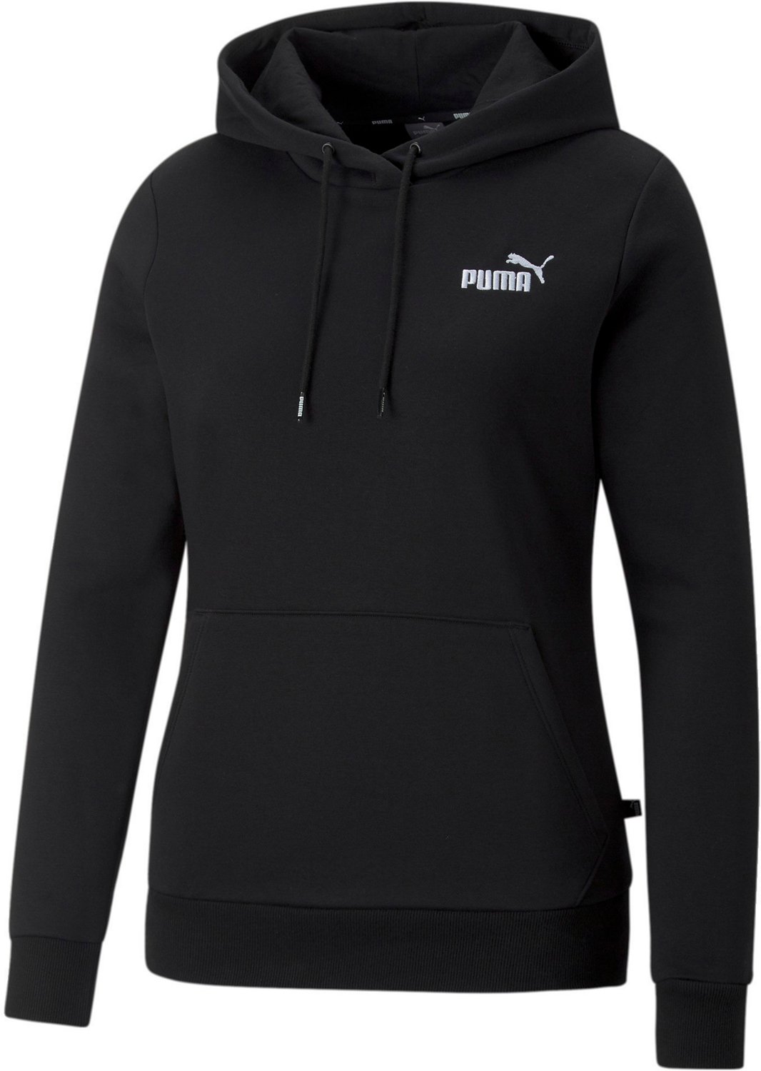 Puma Women's Essentials+ Embroidery Long Sleeve FL Hoodie | Academy