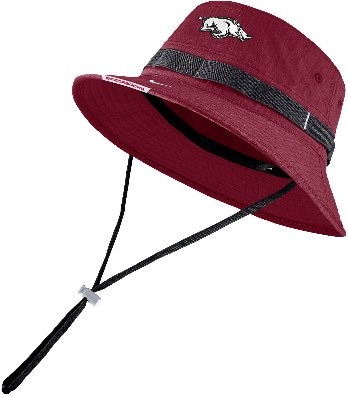 Nike Men’s University of Arkansas Sideline Drawstring Boonie Bucket Hat