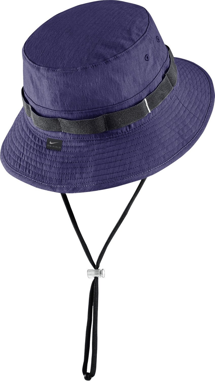 Nike Men’s Kansas State University Sideline Drawstring Boonie Bucket Hat - view number 2