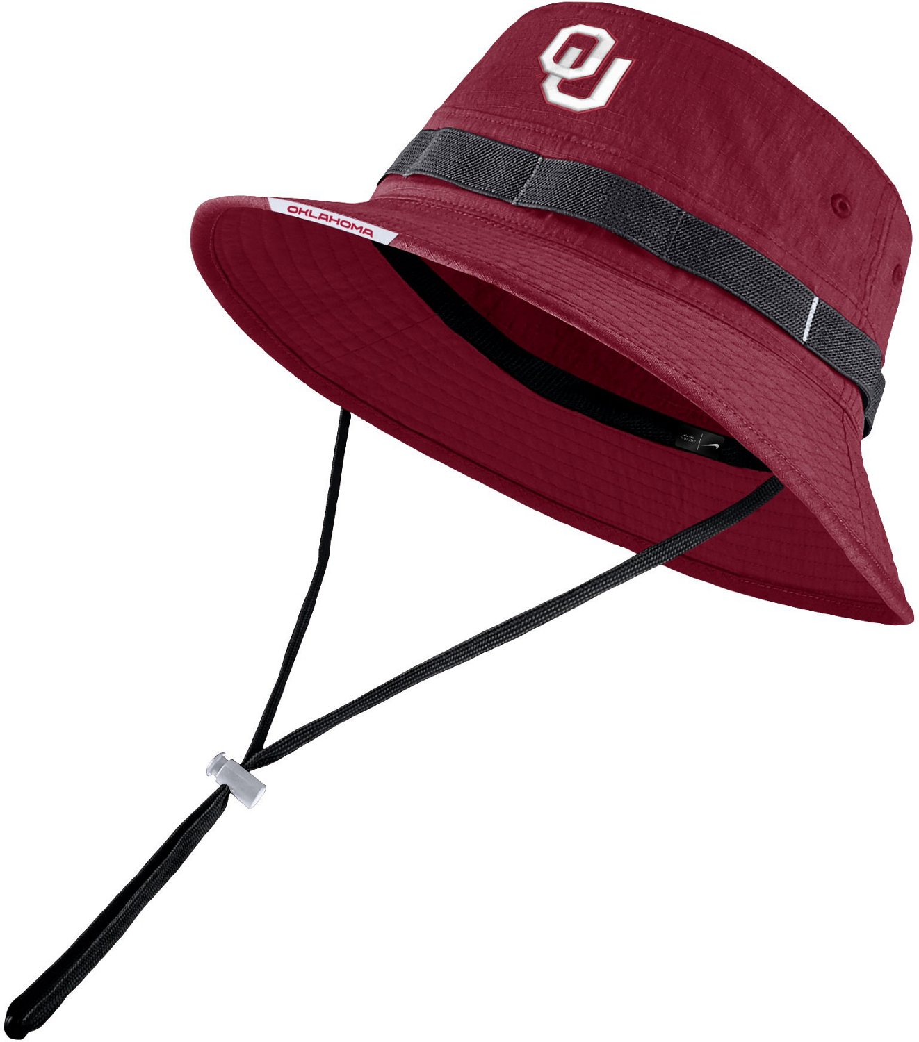 Nike Men’s University of Oklahoma Sideline Drawstring Boonie Bucket Hat ...