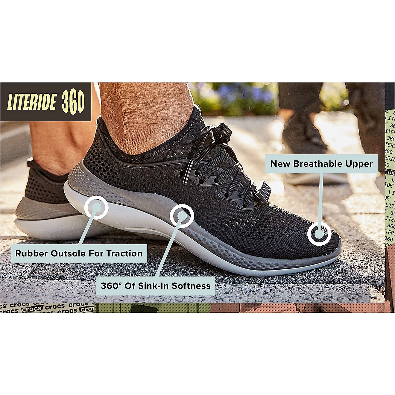 Crocs Men's LiteRide 360 Pacer Shoes                                                                                             - view number 6