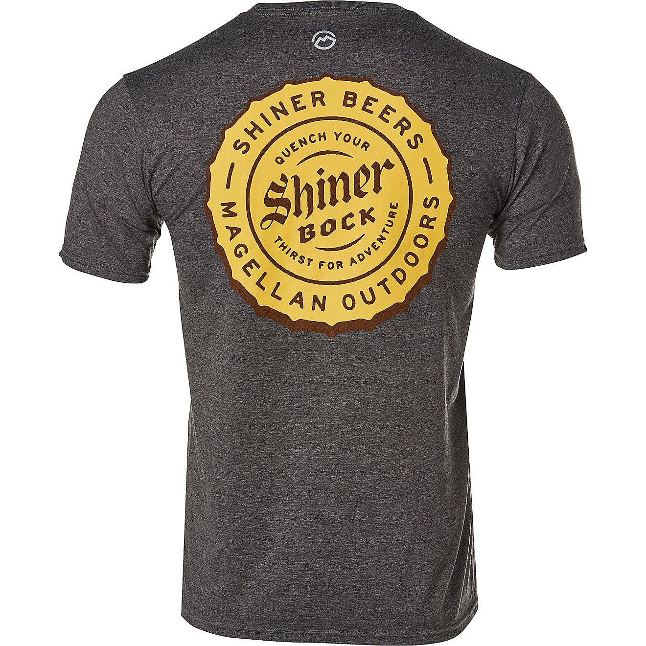 Magellan Outdoors Shiner Men's Bock Beer Bottle Cap Short Sleeve Graphic T-Shirt                                                 - view number 1