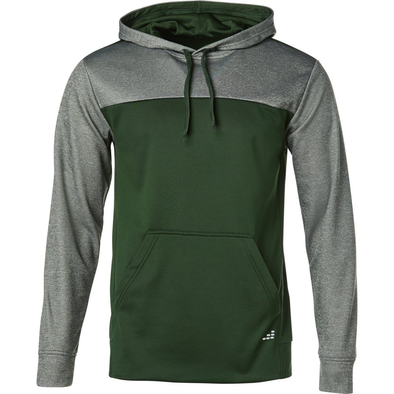 BCG Men’s Tonal Performance Fleece Pullover Hoodie Green Dark, X-Large - Men's Athletic Fleece at Academy Sports product image