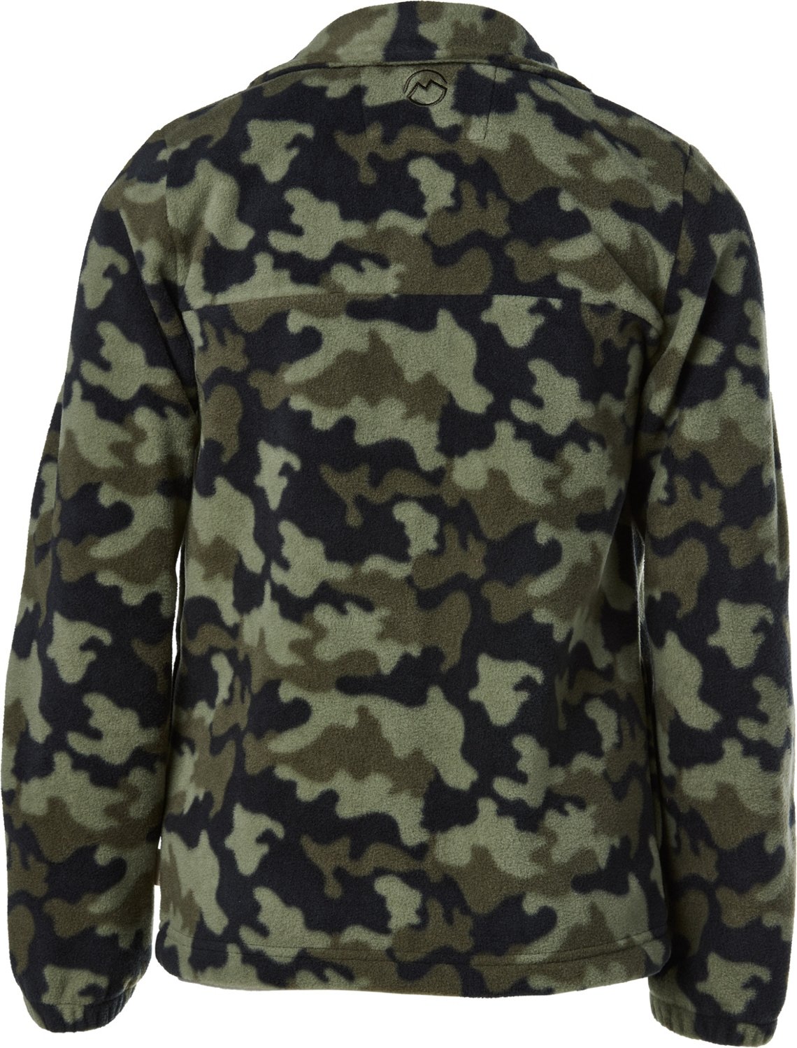 Magellan Outdoors Boys' Arctic Fleece Woodland Camo Jacket Academy