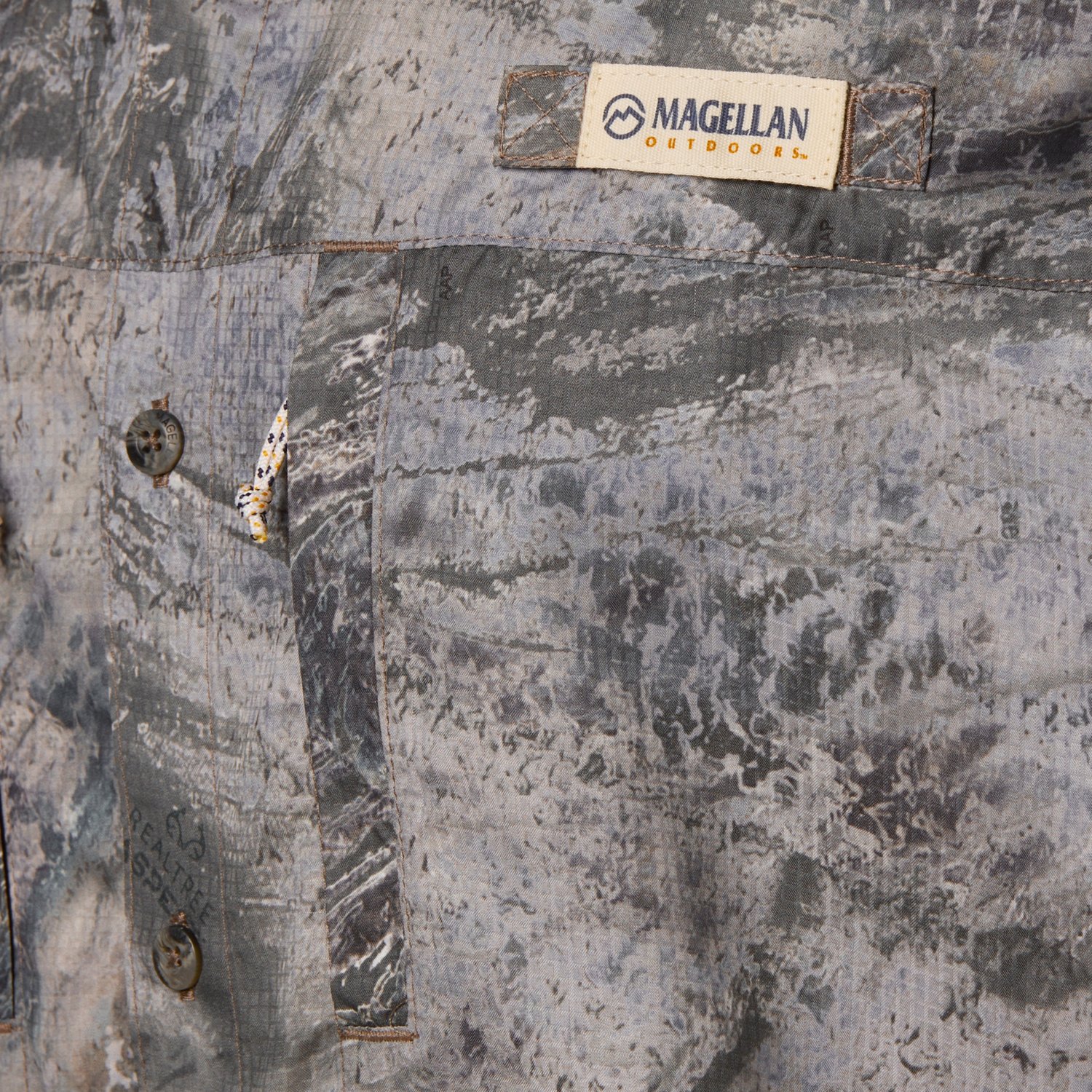 Magellan Outdoors Men’s RT Aspect Camo Fishing Shirt Academy