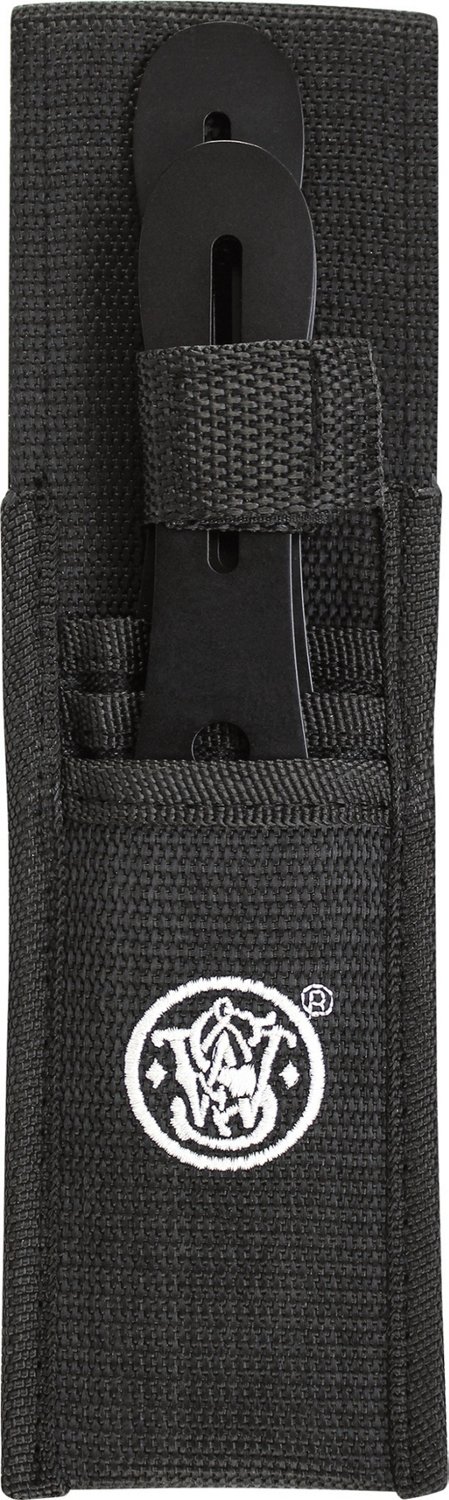Smith & Wesson Black Throwing Knives 3 Pack with Sheath - view number 2