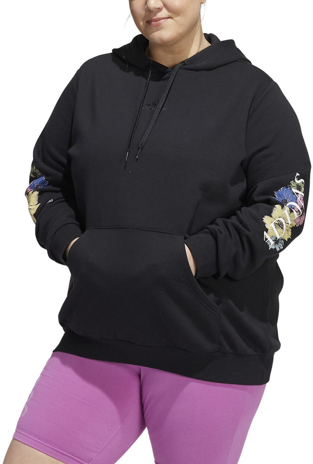 adidas Women's Floral Hoodie Academy