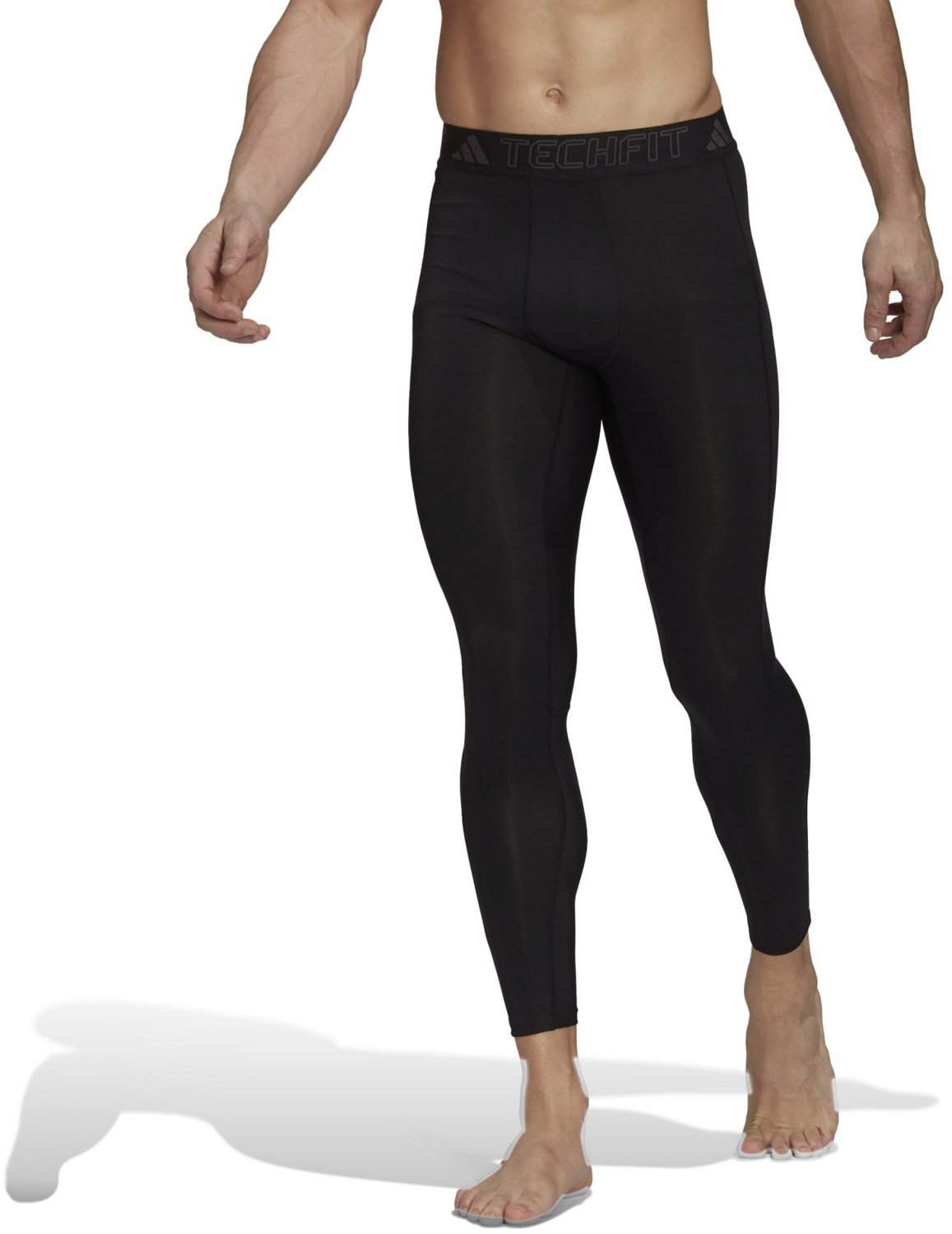 adidas Men s TechFit Tights Free Shipping at Academy