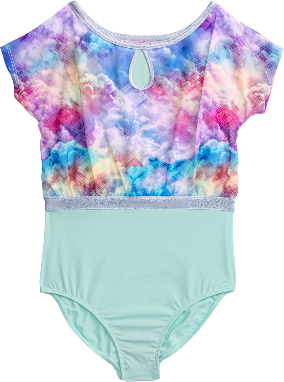 Rainbeau Moves Girls' Printed Short Sleeve Leotard | Academy