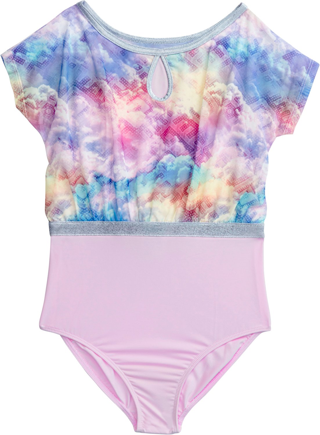 Rainbeau Moves Girls' Printed Short Sleeve Leotard - view number 3
