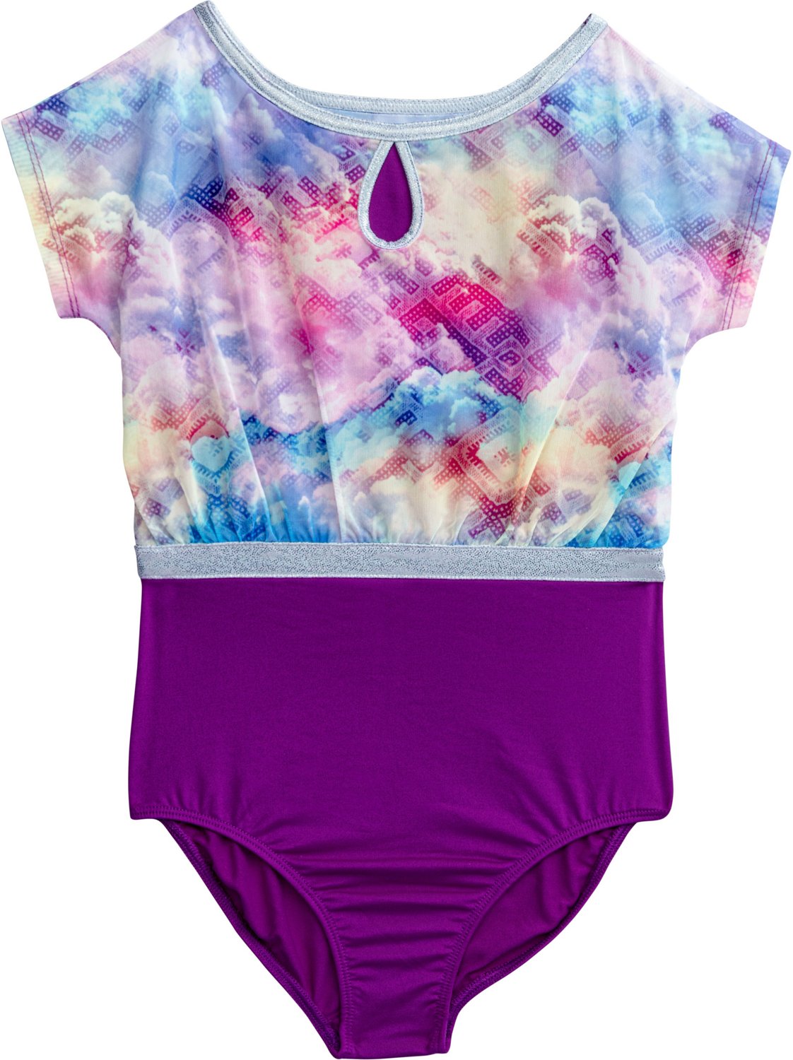 Rainbeau Moves Girls' Printed Short Sleeve Leotard - view number 3