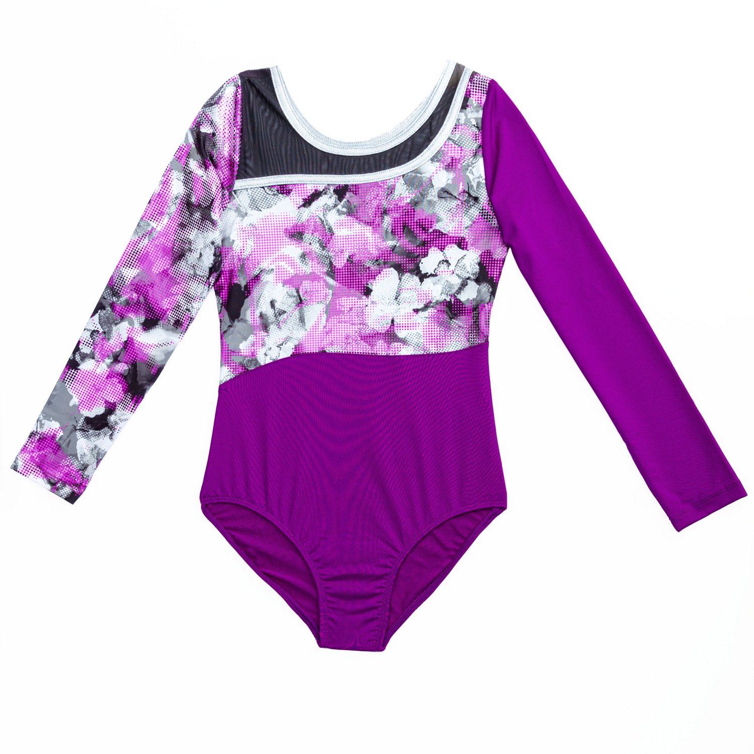 Rainbeau Moves Girls' Printed Long Sleeve Leotard - view number 3