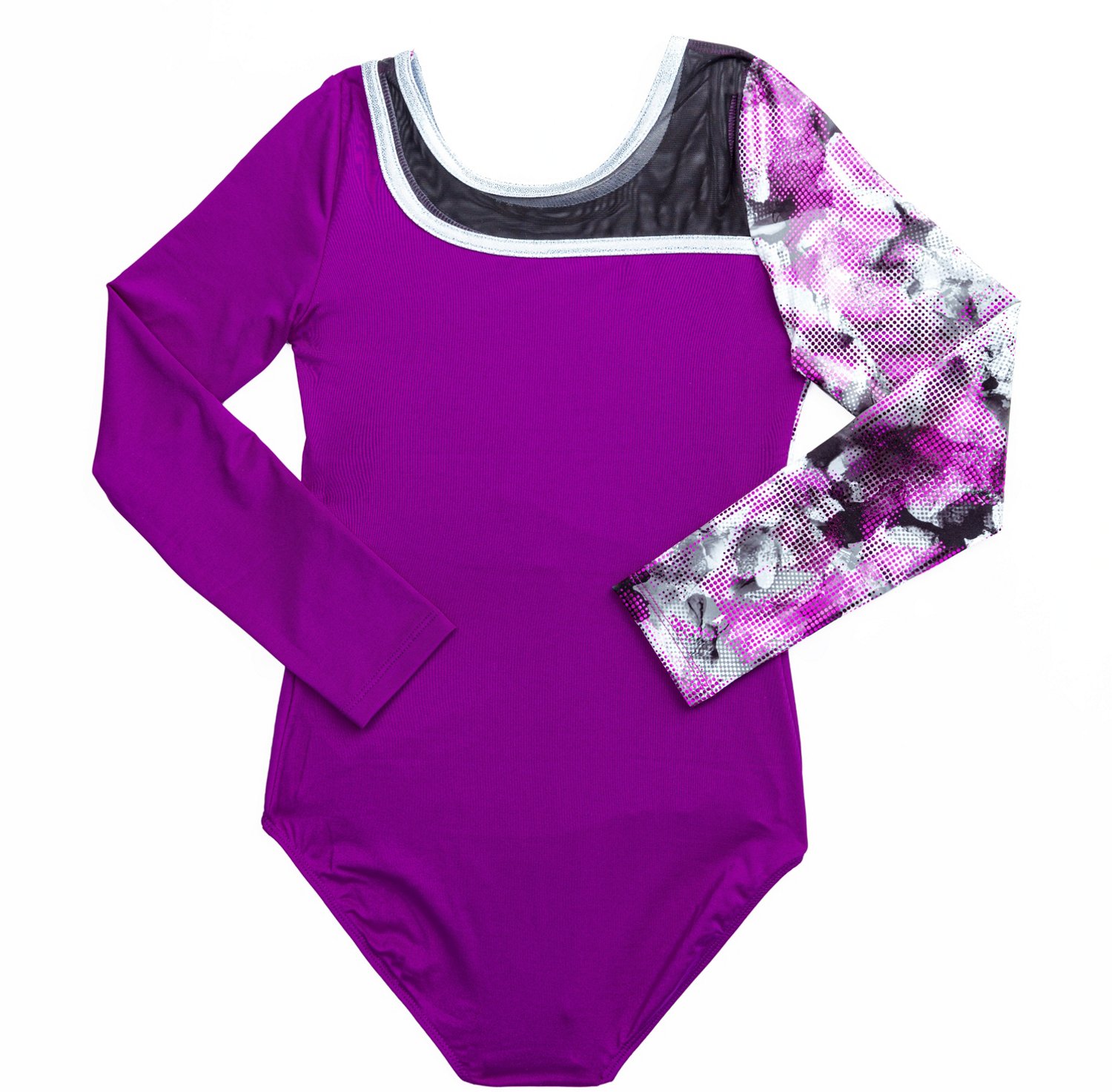 Rainbeau Moves Girls' Printed Long Sleeve Leotard - view number 4