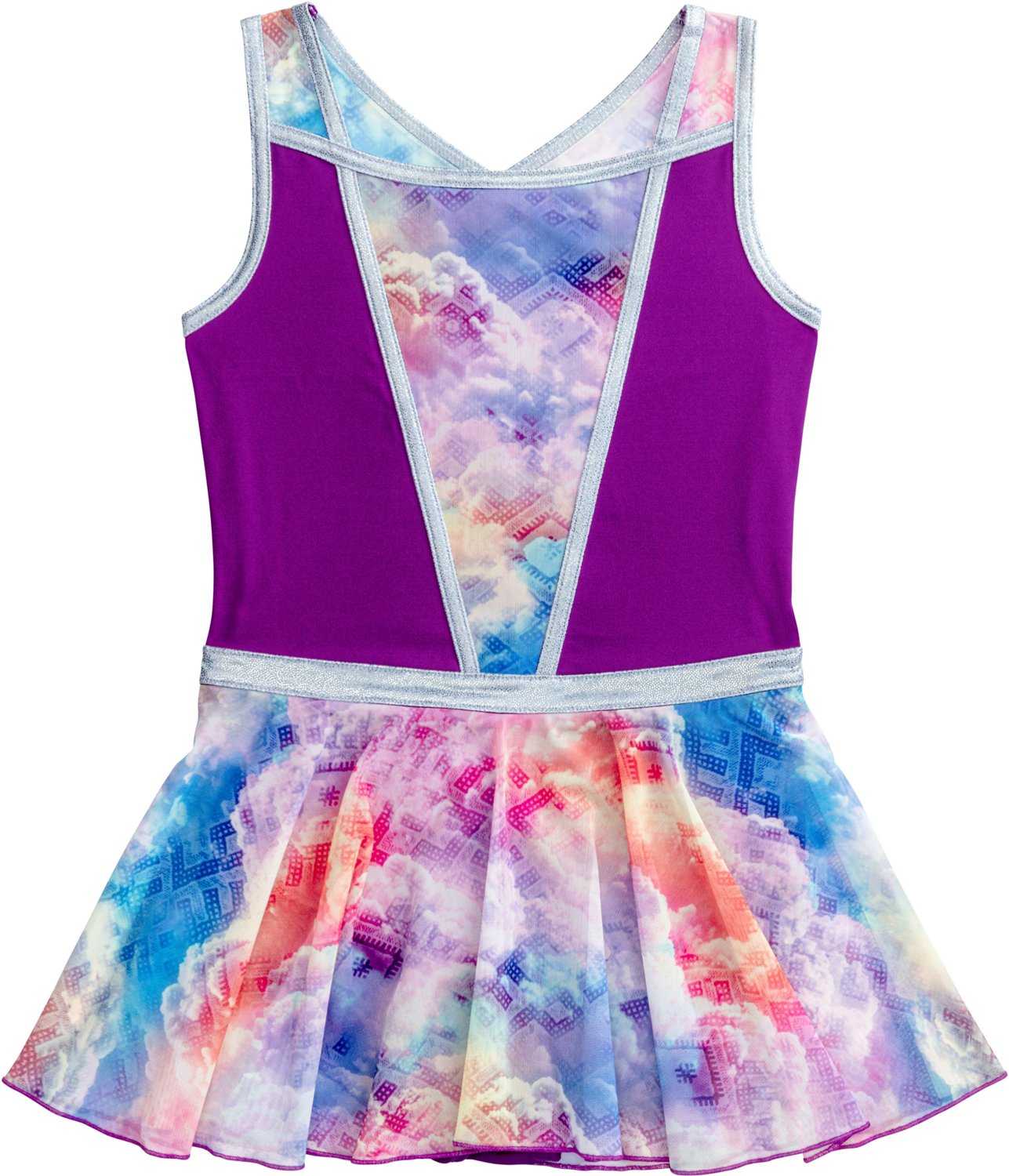 Rainbeau Moves Girls' Printed Skirt Leotard