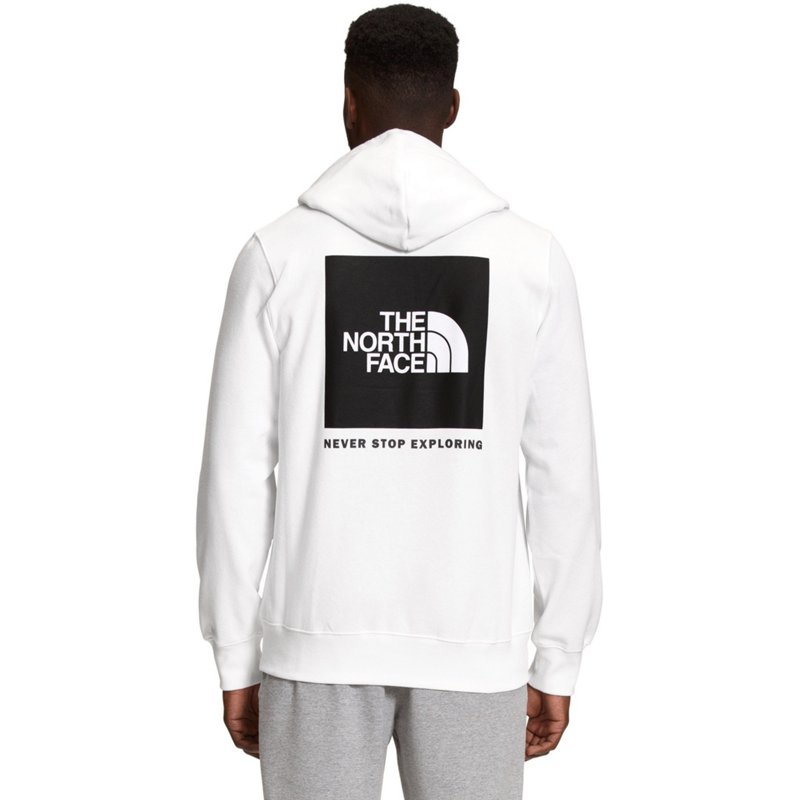 The North Face Men's Box NSE Pullover Hoodie White/Black, 3X-Large - Men's Longsleeve Outdoor Tops at Academy Sports product image