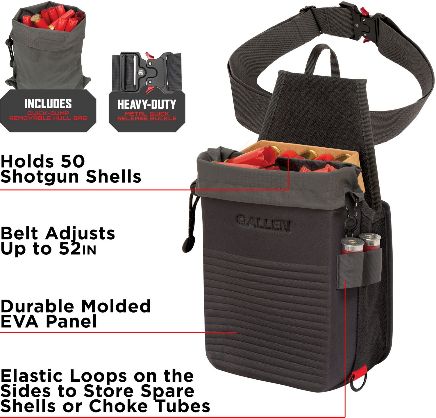 Allen Company Competitor Double Compartment Shell Bag - view number 7