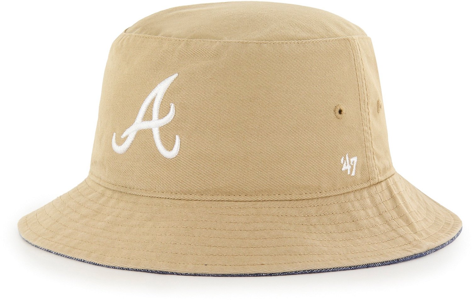 '47 Men's Atlanta Braves Chambray Ballpark Bucket Hat | Academy