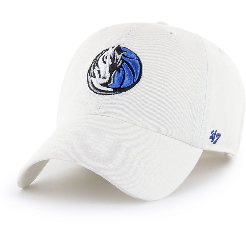 47 Brand Dallas Mavericks 47 Clean Up Hat, White