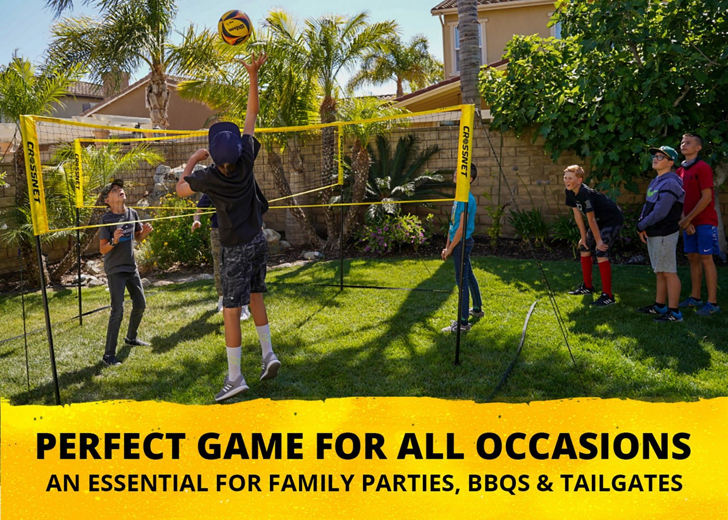 CROSSNET 4-Way Volleyball Game                                                                                                   - view number 7