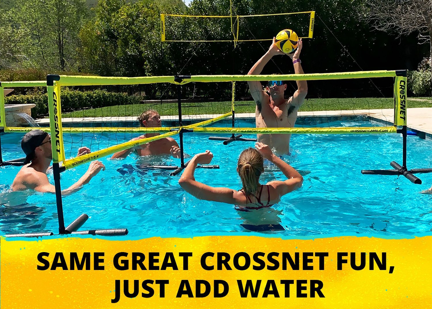 Crossnet H20 4-Way Volleyball Pool Game Set | Academy