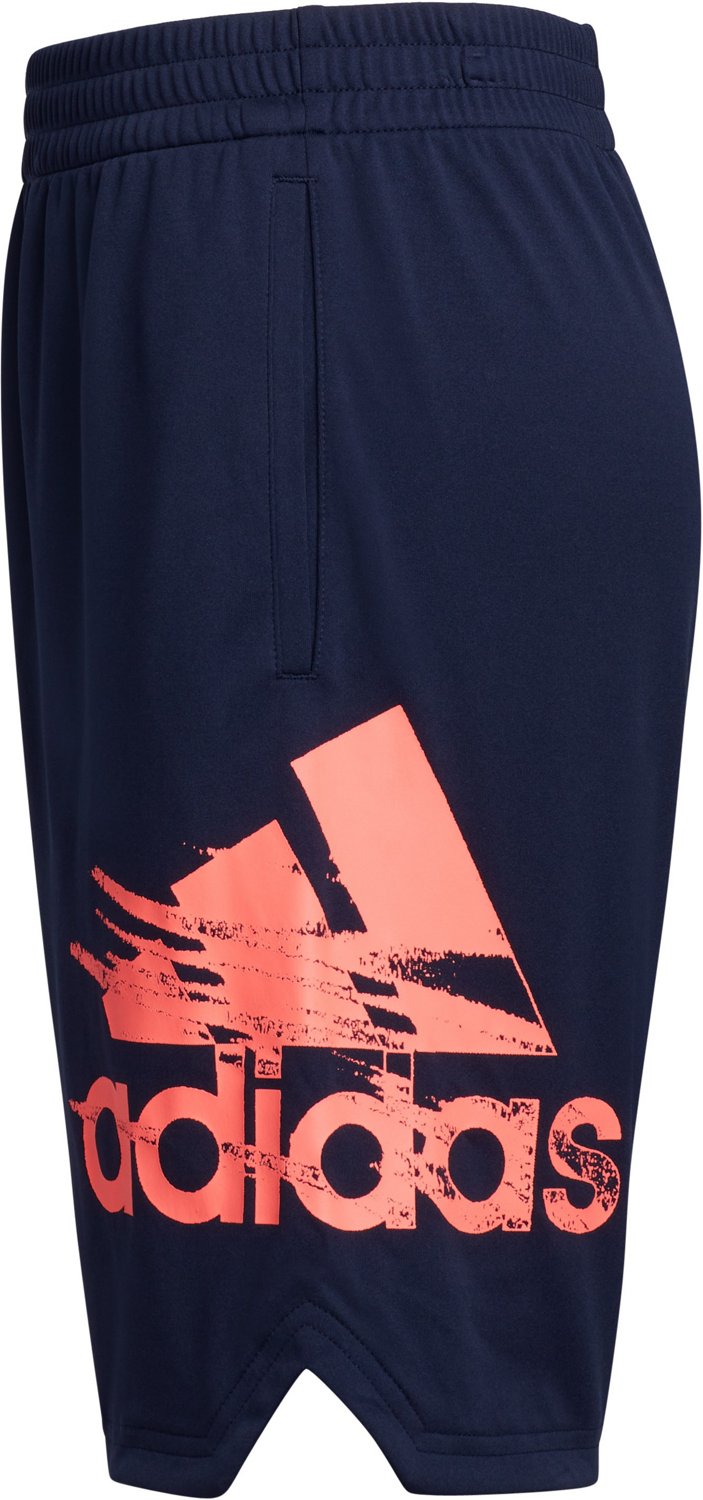 adidas Boys’ AEROREADY Elastic Waistband Big Logo Shorts - view number 7