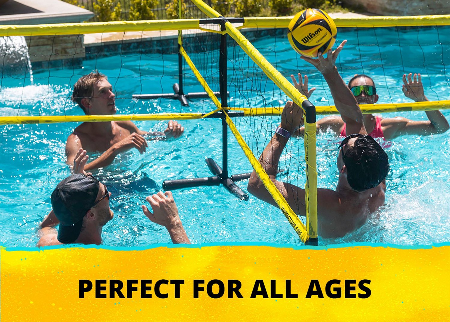 Crossnet H20 4-Way Volleyball Pool Game Set | Academy