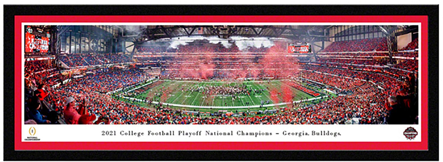 Georgia Bulldogs 2021 Football National Champions Panoramic 