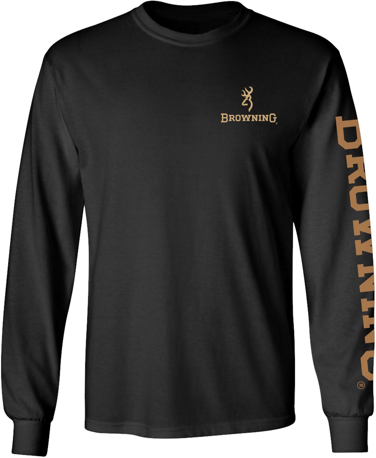 Browning Men’s Duck Camo Buckmark Long Sleeve T-shirt - view number 2
