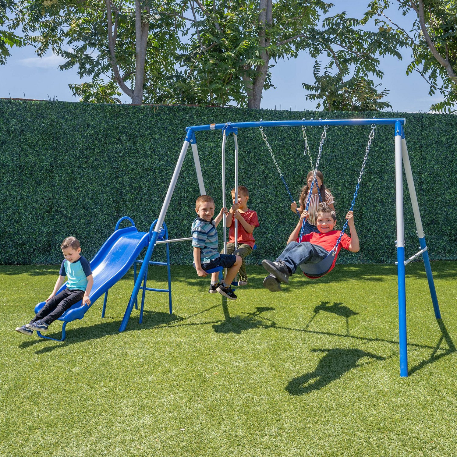 Sportspower Albany Metal Swing Set | Academy