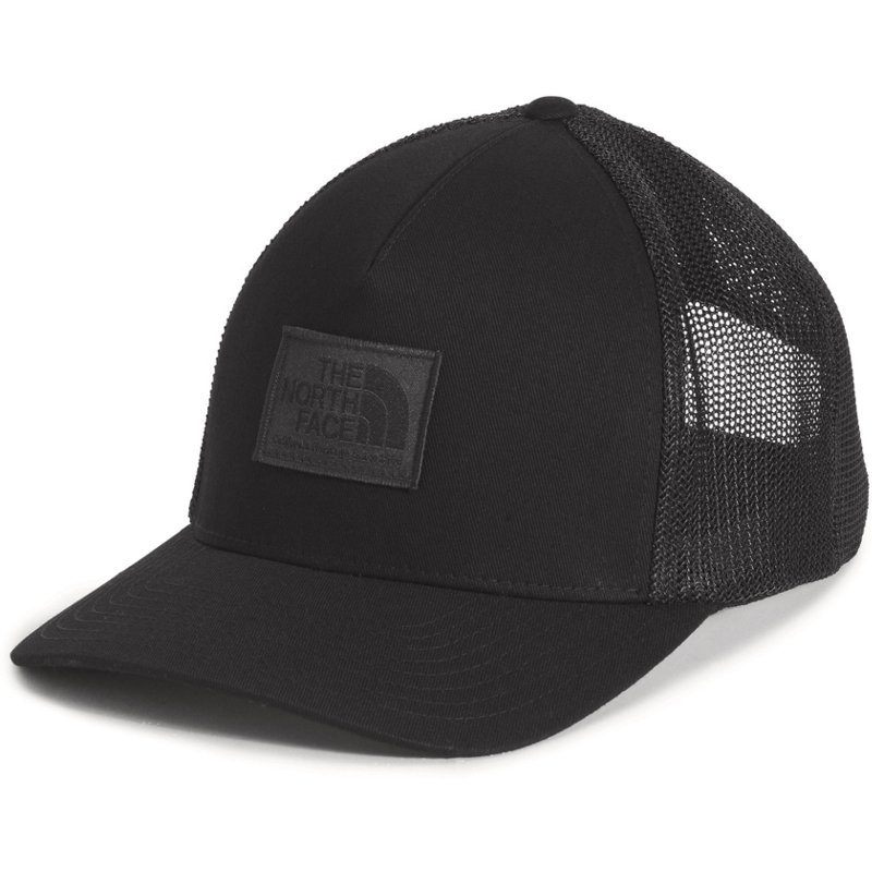 The North Face Men's Keep It Patched Trucker Cap Black - Men's Hunting/Fishing Headwear at Academy Sports product image