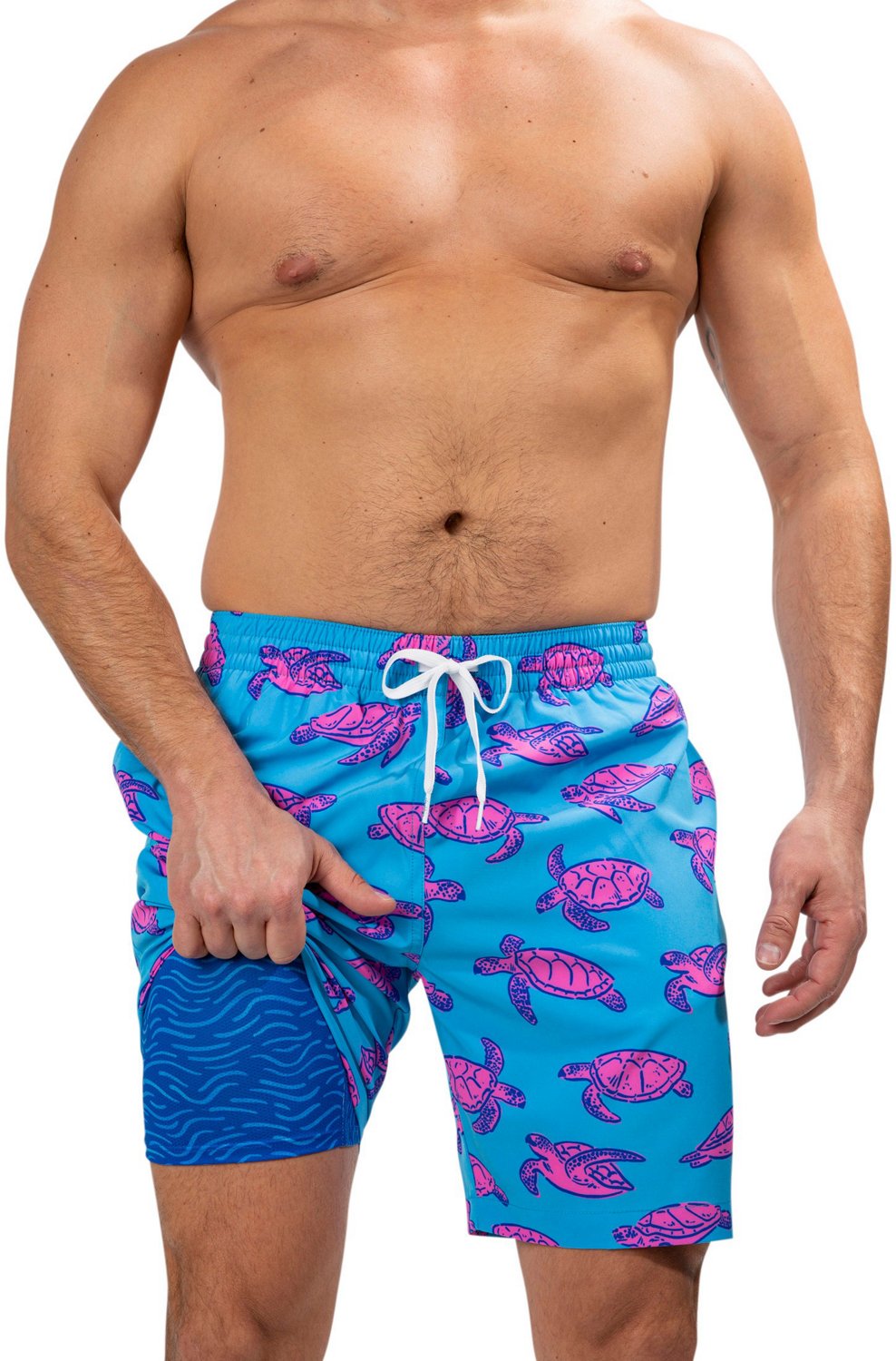 Chubbies Men's The Tortugas Lined Swim Trunks | Academy