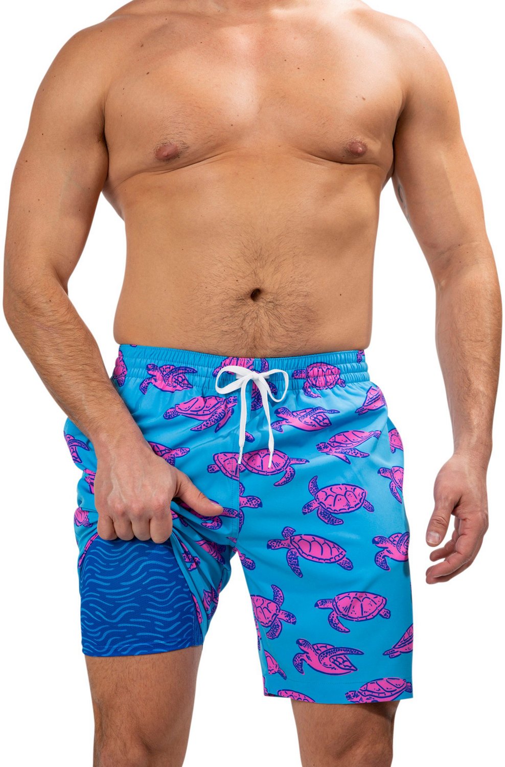Chubbies Men's The Tortugas Lined Swim Trunks Academy