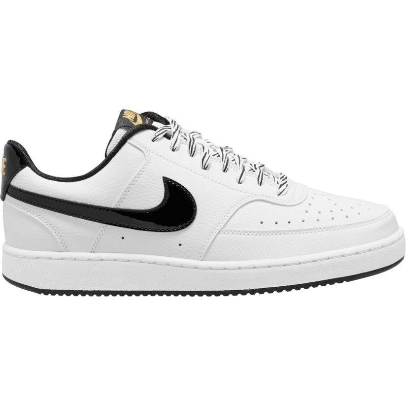 Nike Men's Court Vision Next Nature Shoes White/Black, 10 - Men's Active at Academy Sports product image