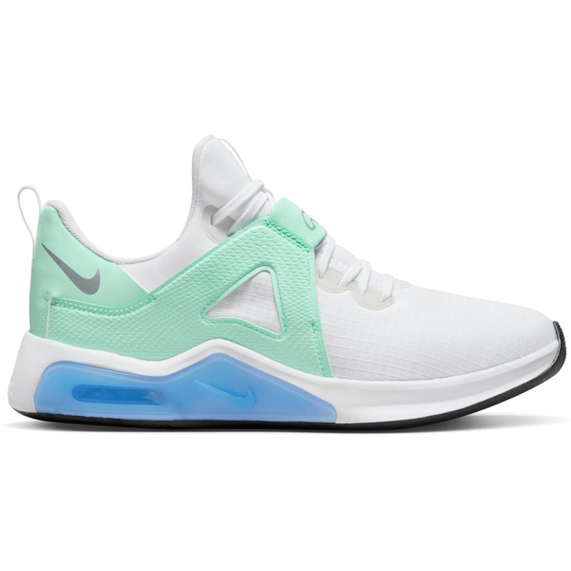 Nike Women's Air Max Bella Training Shoes White/Light Green, 9.5 - Women's Athletic Lifestyle at Academy Sports product image