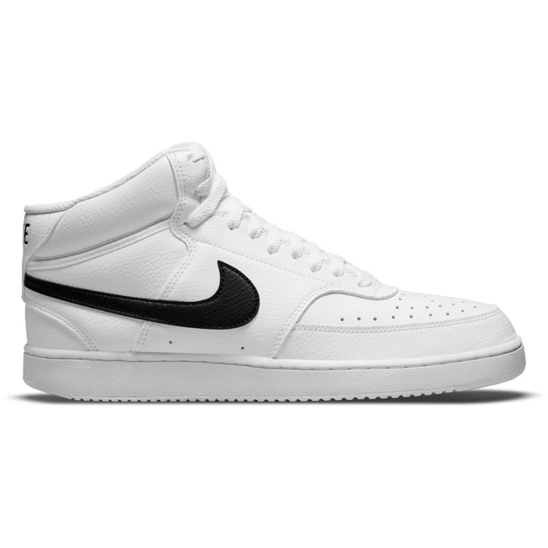 Nike Men's Court Vision Mid Next Nature Shoes White/Black, 10 - Men's Active at Academy Sports product image