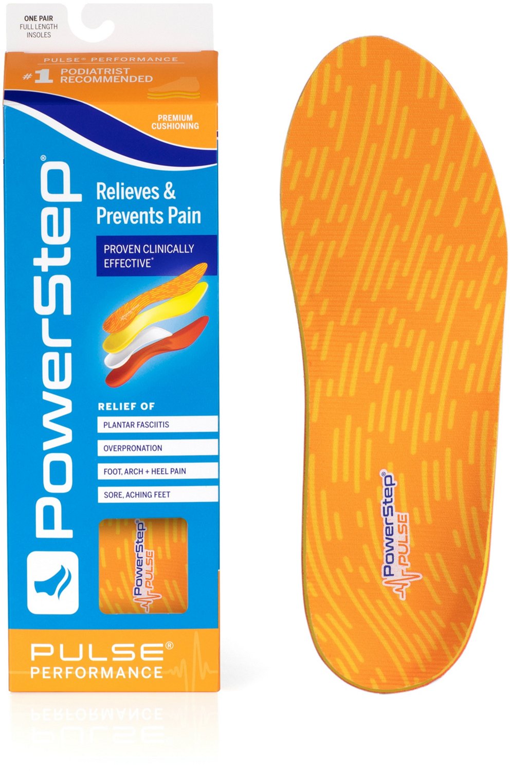 PowerStep PULSE Performance Adults’ Running Insoles | Academy