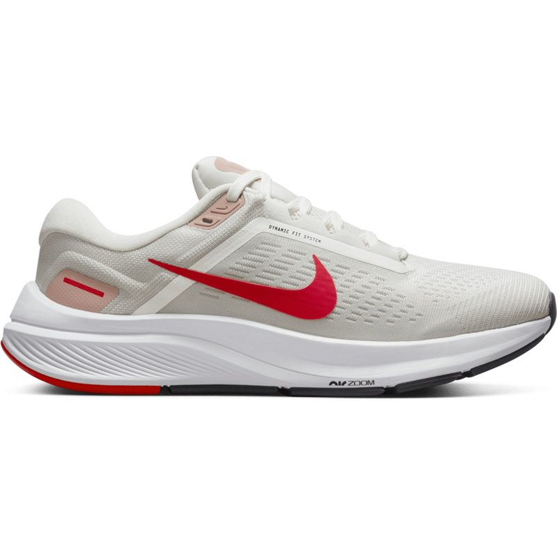 Nike Women's Air Zoom Structure 24 Running Shoes White/Bright Red, 9.5 - Women's Running at Academy Sports product image