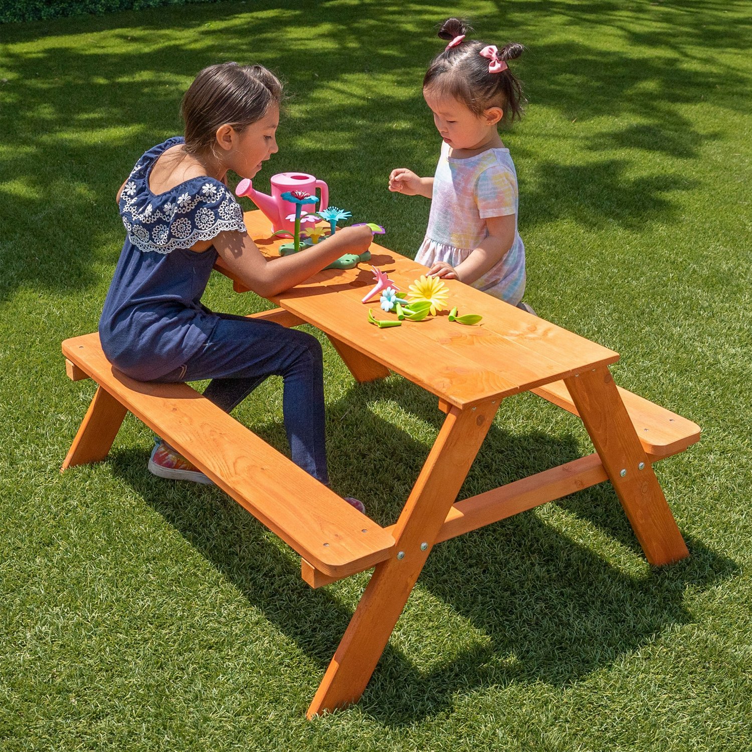 Sportspower Kids Wooden Picnic Table Academy