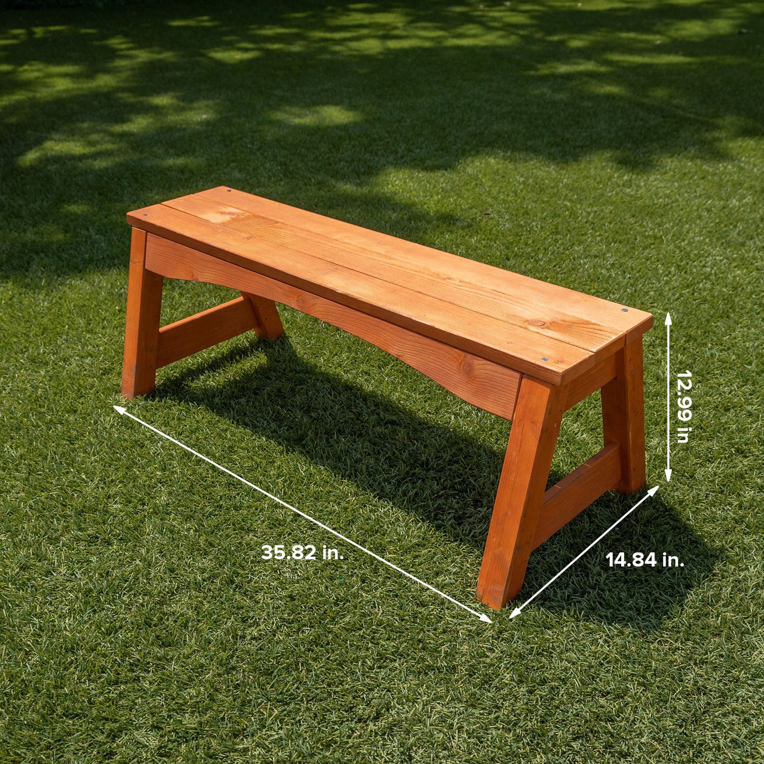 Sportspower Kids Wooden Picnic Table with Separated Bench
