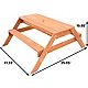 Sportspower Kids Wooden Picnic Table with Sand and Water Play Area                                                               - view number 2
