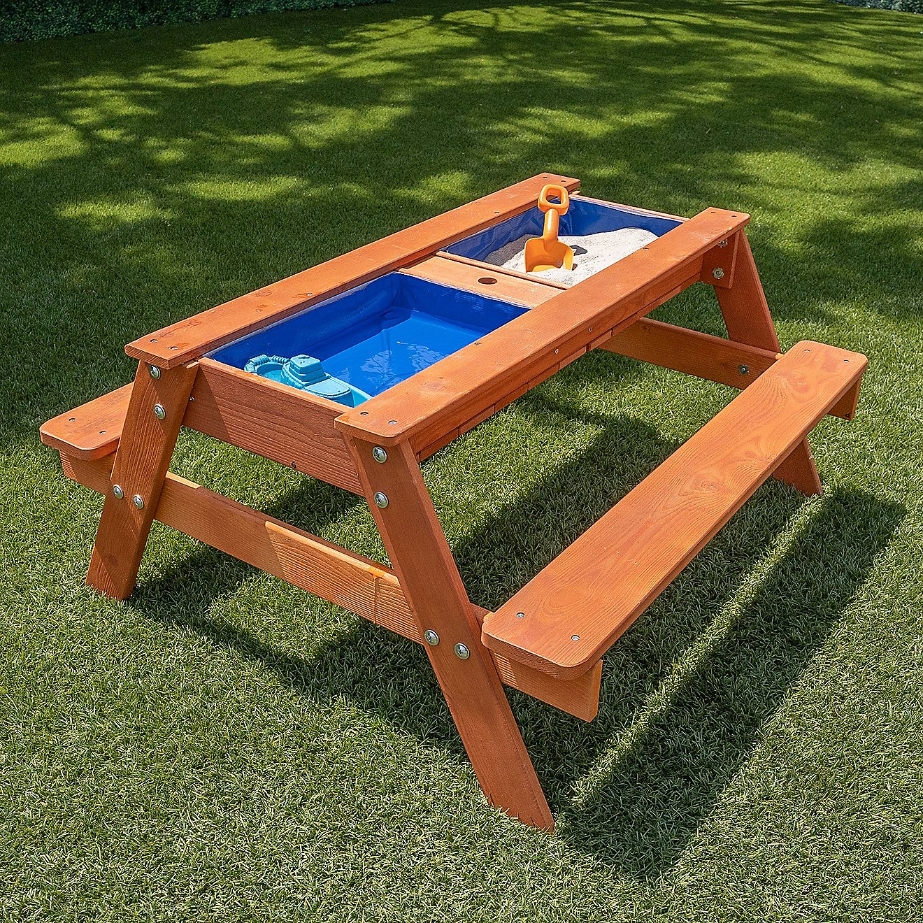 Sportspower Kids Wooden Picnic Table with Sand and Water Play Area                                                               - view number 8