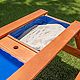 Sportspower Kids Wooden Picnic Table with Sand and Water Play Area                                                               - view number 12