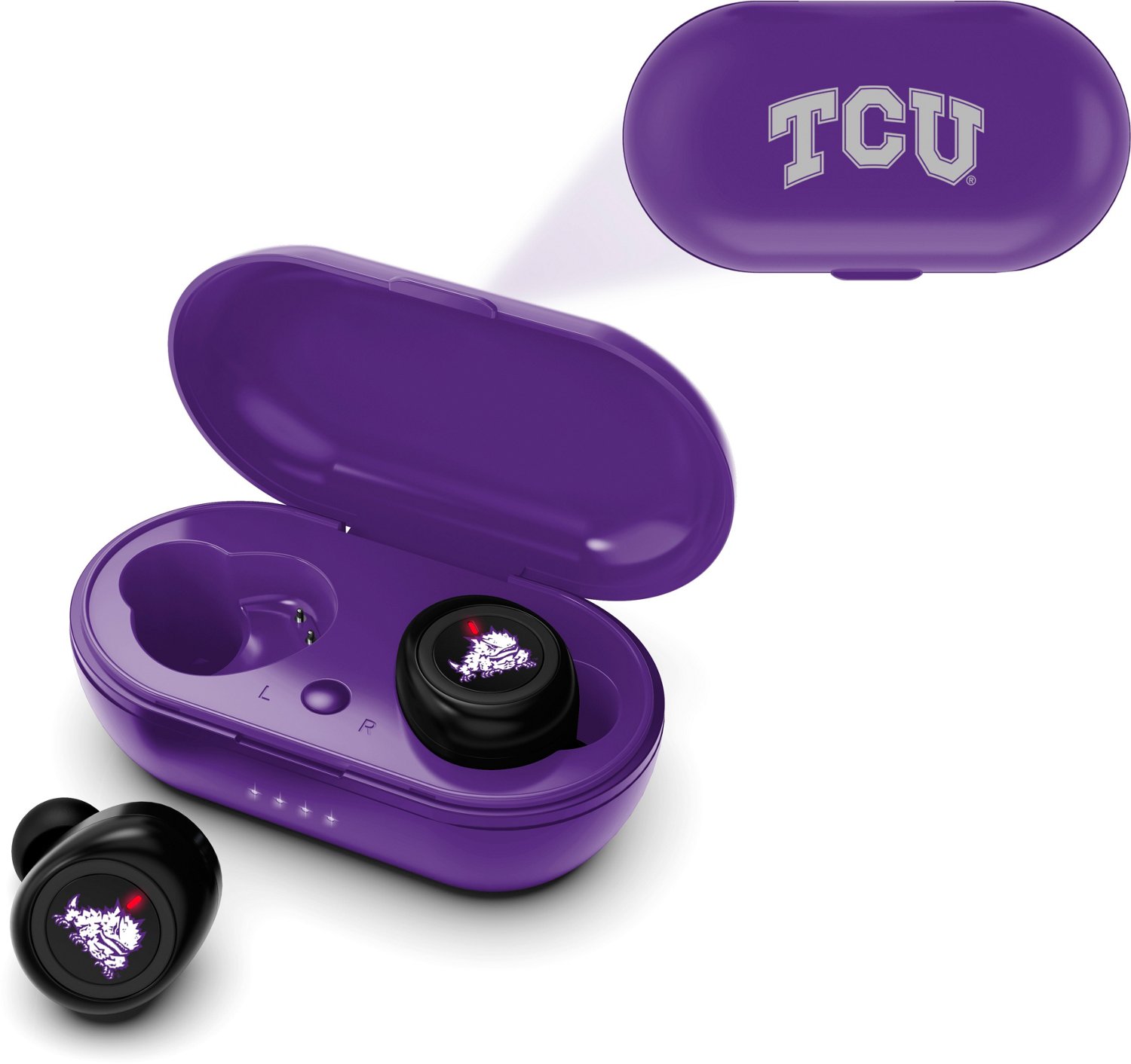 Prime Brands Group Texas Christian University True Wireless V2 In-Ear Earbuds