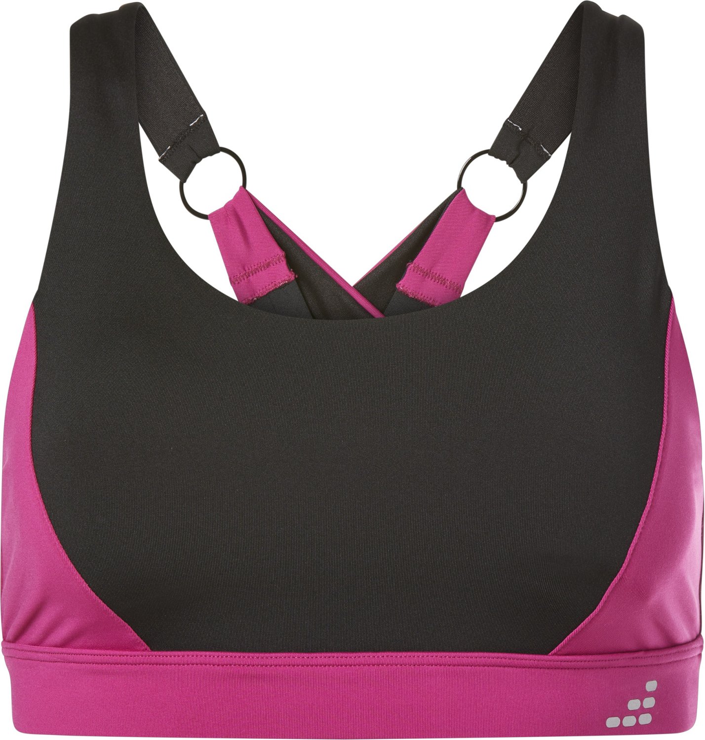 Plus Colorblock Sports Bra