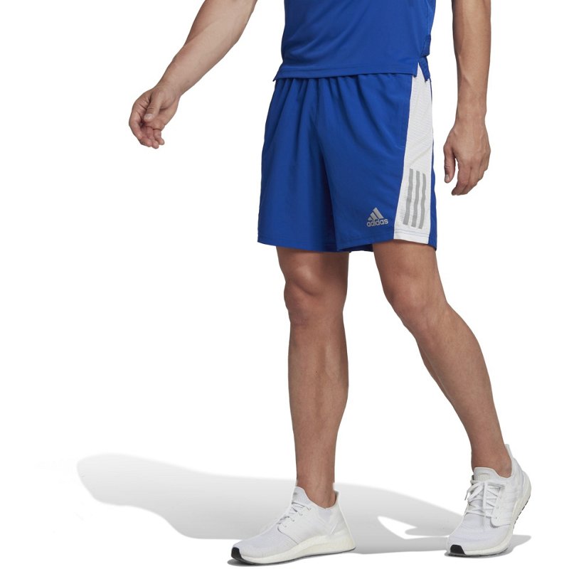 adidas Men's Own the Run Shorts 7 in Blue, Medium - Men's Running Bottoms at Academy Sports product image