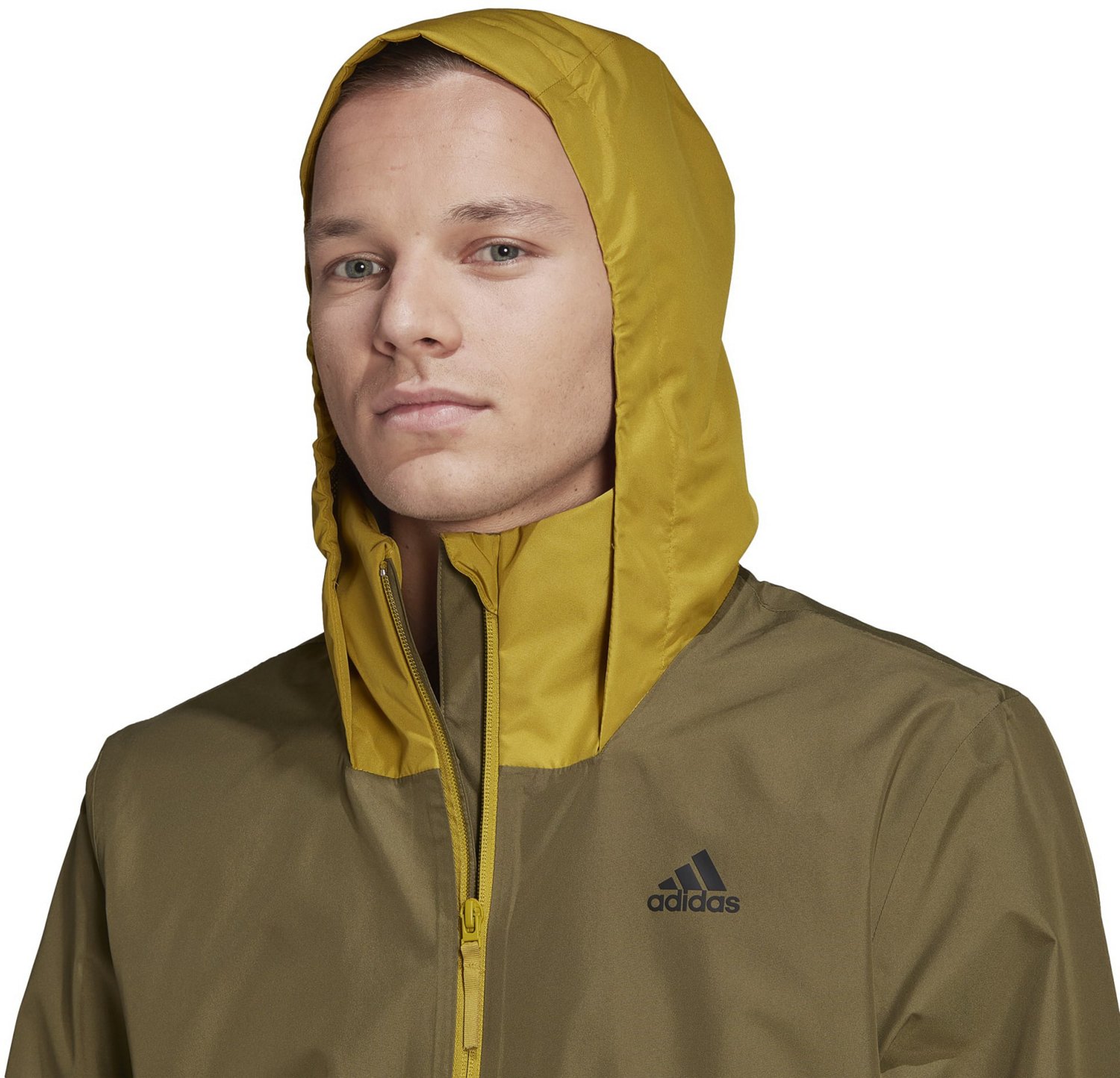 adidas Men's BSC 3S Rain.Ready Jacket - view number 6