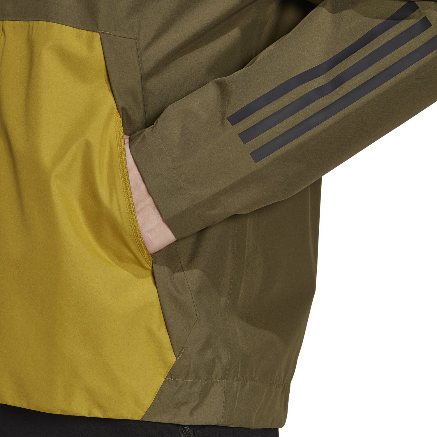 adidas Men's BSC 3S Rain.Ready Jacket - view number 7