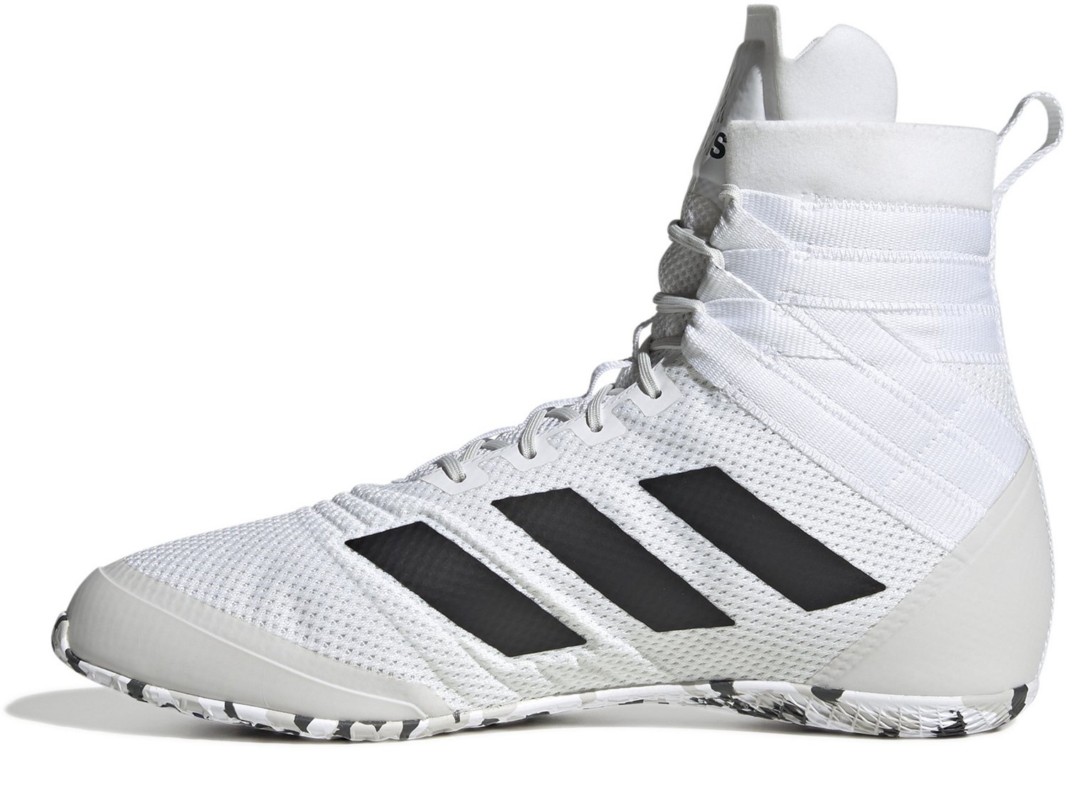 Adidas white 2025 boxing shoes