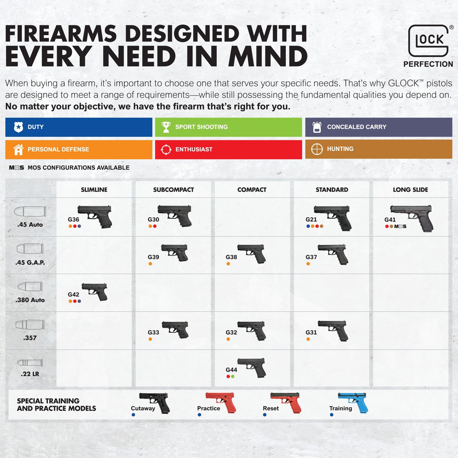 glock sub compact pistol 9mm