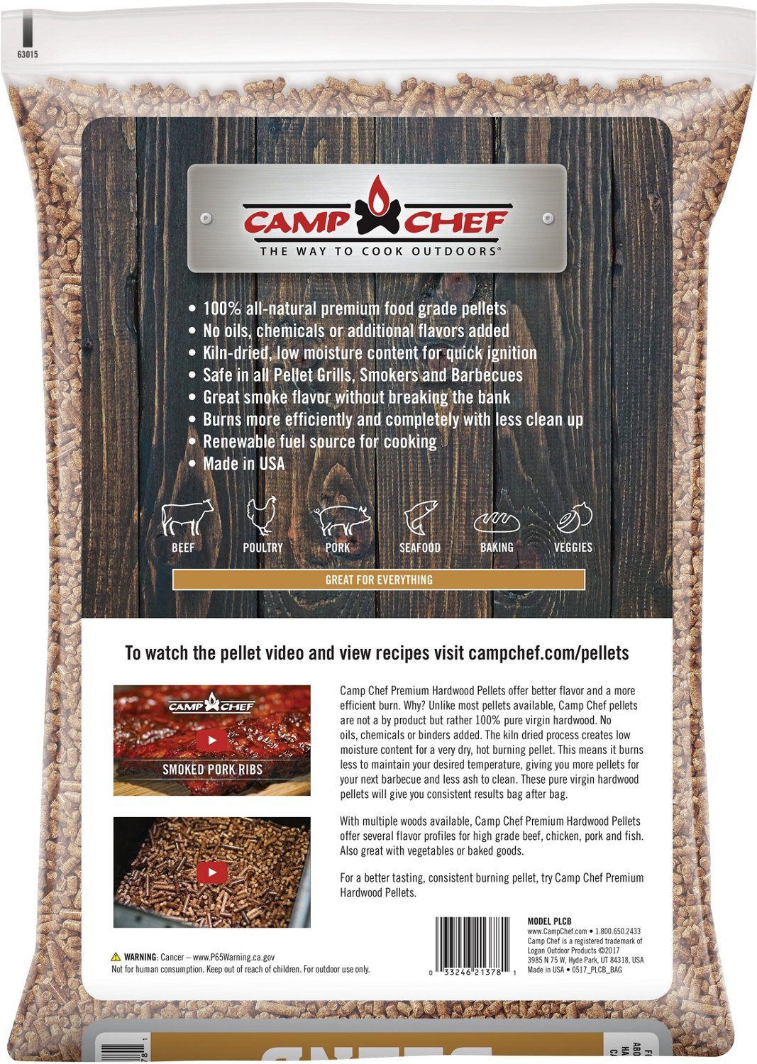 Camp Chef Competition Blend Premium Hardwood Pellets 20 lb Bag                                                                   - view number 2